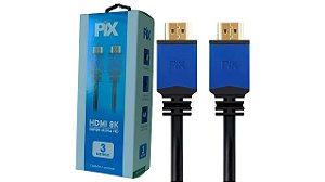 CABO HDMI 3M 2.1 8K HDR PIX  30 AWG  CHIP SCE  018-2135