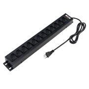 FILTRO DE LINHA E REGUA EXTENSORA 12 TOMADASP/ RACK 19  10A FORCE LINE