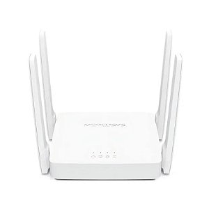 ROTEADOR MERCUSYS AC1200 DUAL BAND AC10 4 ANTENAS EXTERNAS