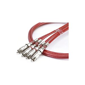 CABO SANTO ANGELO RCA 2 VIAS BLINDADO VERMELHO 1 M
