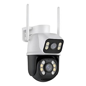 CAMERA IP GIRATORIA EXTERNA LENTE DUPLA YOOSEE 2.0 4K WIFI