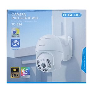 CAMERA IP GIRATORIA EXTERNA WI FI FULL HD 1080P 2 ANTENAS