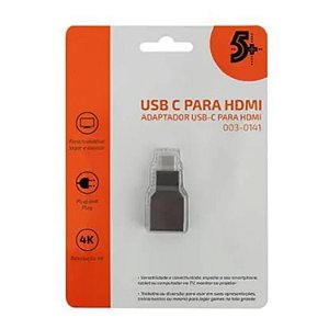ADAPTADOR USB C PARA HDMI 4K 60HZ FEMEA CHIP SCE 003-0141