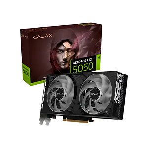 PLACA DE VIDEO RTX 5050 GALAX NVIDIA 8GB GDDR6 PCIE 5.0 128 BITS HDMI DISPLAY PORT 55NSL8MHDCHD