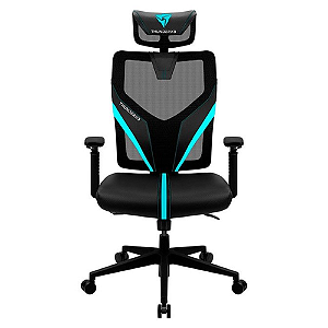CADEIRA GAMER THUNDERX3 YAMA1 ERGONOMIC PRETA / AZUL