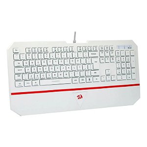 TECLADO USB GAMER REDRAGON K502W KARURA2 BRANCO RGB