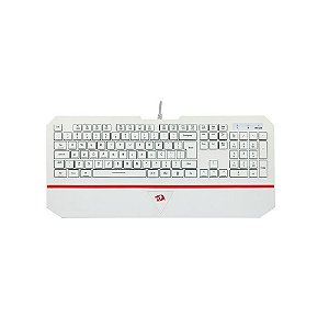 TECLADO USB GAMER REDRAGON K502W KARURA2 BRANCO RGB