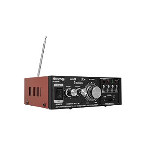 AMPLIFICADOR DE SOM AMBIENTE SOUNDVOICE RC02 BT 220V