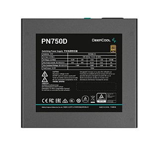 FONTE ATX 750W DEEPCOOL PN750D 80 PLUS GOLD SEM CABO