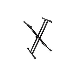 SUPORTE EM X PARA TECLADO SATY 2040 BARRA DUPLA