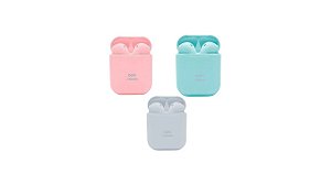 FONE DE OUVIDO BLUETOOTH DUPLO  CANDY OEX TWS-11 COLORS