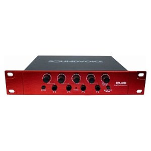 AMPLIFICADOR DE FONE DE OUVIDO SOUNDVOICE  SHA-4000 4 CANAIS
