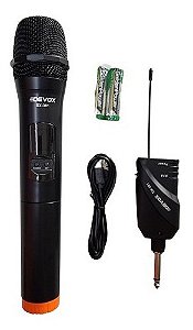 MICROFONE SEM FIO DEVOX DX-381 UHF 1 BASTAO