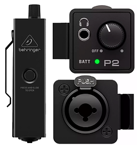 AMPLIFICADOR DE FONE 1 CANAL ESTEREO/MONO BEHRINGER POWERPLAY P2