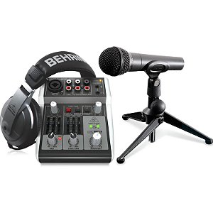 PODCAST STUDIO - KIT STUDIO BEHRINGER NRS