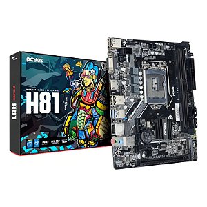 PLACA MAE PCYES MOTHERBOARD LGA 1150 H81  DDR3 HDMI/VGA/USB 3.0  M.2 SSD