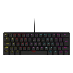 TECLADO MECANICO ANIHI VINIK PRETO SWITCH AZUL ANIHIBKBL 304652