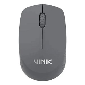 MOUSE SEM FIO FEATHER VF110 VINIK CINZA 268284