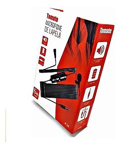 MICROFONE LAPELA TOMATE MT-3301 P10 PARA CELULAR 6 METROS CABO
