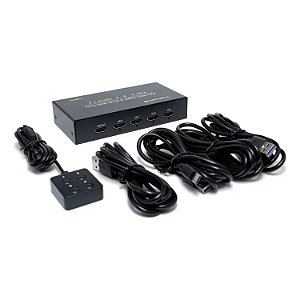 SWITCH KVM 2 PORTAS HDMI USB TOMATE MKV-112
