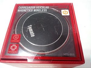 CARREGADOR VEICULAR INDUCAO TOMATE MTG-066 SAIDA DE AR E PAINEL COM IMA