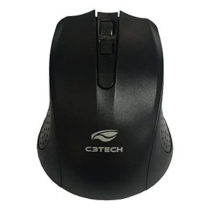 MOUSE SEM FIO C3 TECH PRETO M W20BK