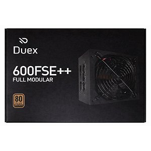 FONTE ATX DUEX 600W 600FSE++ 80 PLUS BRONZE FULL MODULAR