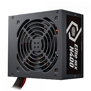 FONTE ATX 400W FULL RANGE COOLER MASTER ELITE NEX N400 PFC ATIVE - MPW-4001
