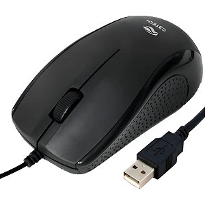 MOUSE USB C3 TECH PRETO MS20BK