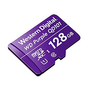 CARTAO DE MEMORIA MICRO SD 128GB WESTERN DIGITAL PURPLE