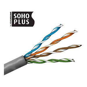 CABO DE REDE CAT5E METRO FURUKAWA SOHO PLUS CINZA
