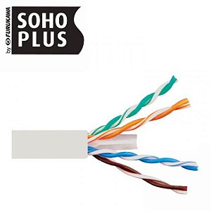 CABO DE REDE CAT6 METRO FURUKAWA SOHO PLUS BRANCO