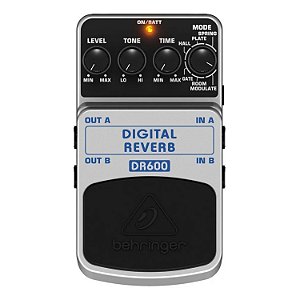 PEDAL PARA GUITARRA DIGITAL REVERB DR600 BEHRINGER