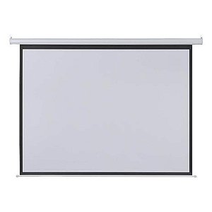 TELA DE PROJECAO MULTILASER RETRATIL ELETRICA  110V AC350 (203X152CM)