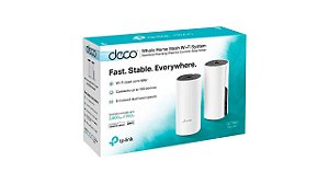 KIT ROTEADOR MESH TP-LINK DECO M4 KIT C/2 ARCHER AC1200 DUAL BAND 2.4/5GHZ 10/100MBPS
