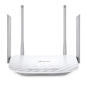 ROTEADOR TP-LINK AC1200 ARCHER C20W DUAL BAND 4 ANTENAS - BRANCO