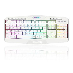 TECLADO USB GAMER REDRAGON MEMBRANA  HARPE2 K503W-RGB