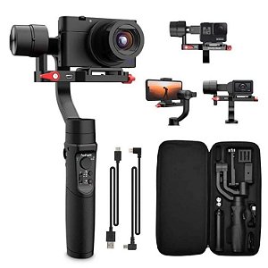 ESTABILIZADOR DE IMAGEM PARA CELULAR GIMBAL DE 3 EIXOS COM CONTROLADOR HOHEM ISTEADY MULTI