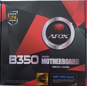 PLACA MAE AM4 AFOX B350 MOTHERBOARD B350D4-MA-V2 AM4DDR4 HDMI/VGA