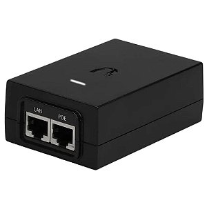 FONTE POE COMPACTA 24V 1A BIVOLT UBIQUITI  PRETA