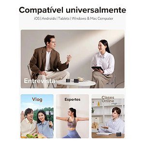 MICROFONE WIRELESS HOLLYLAND LARK M2S WIRELESS LAVALIER MINI  TIPO C