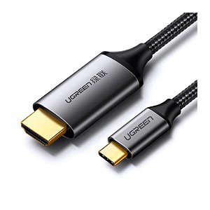 ADAPTADOR UGREEN MICRO USB-C PARA HDMI 5.4GBPS 4K 60HZ 1.5M PRETO MM142