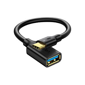 ADAPTADOR USB OTG UGREEN USB-C MACHO DE 5GBPS PARA USB-A FEMEA US154