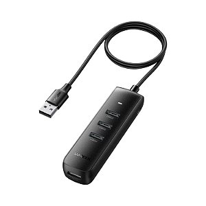 HUB USB UGREEN COM 4P USB 3.0 PRETO CM416