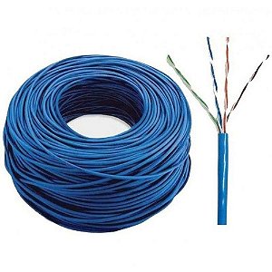CABO DE REDE CAT6 METRO LANMAXX  AZUL POR METRO