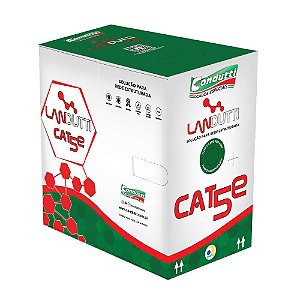 CABO DE REDE LANDUTTI UTP CAT5E CMX 4 PARES 24AWG AZUL CONDUTTI 1 METRO