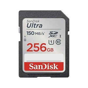 CARTÃO DE MEMÓRIA SANDISK SD 256GB ULTRA 256G 150MB
