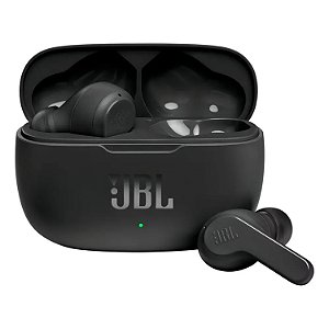 FONE DE OUVIDO S FIO JBL BLUETOOTH ANC WAVE BEAM 2 PRETO