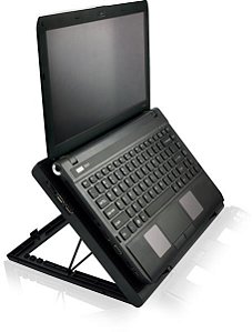 BASE NOTEBOOK COOLER GAMER WARRIOR LUIGIA MULTILASER AC267