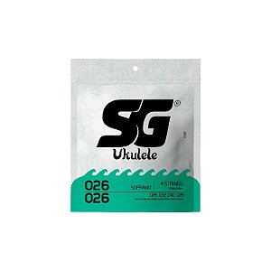 JOGO DE CORDAS PARA UKULELE SG SOPRANO .026